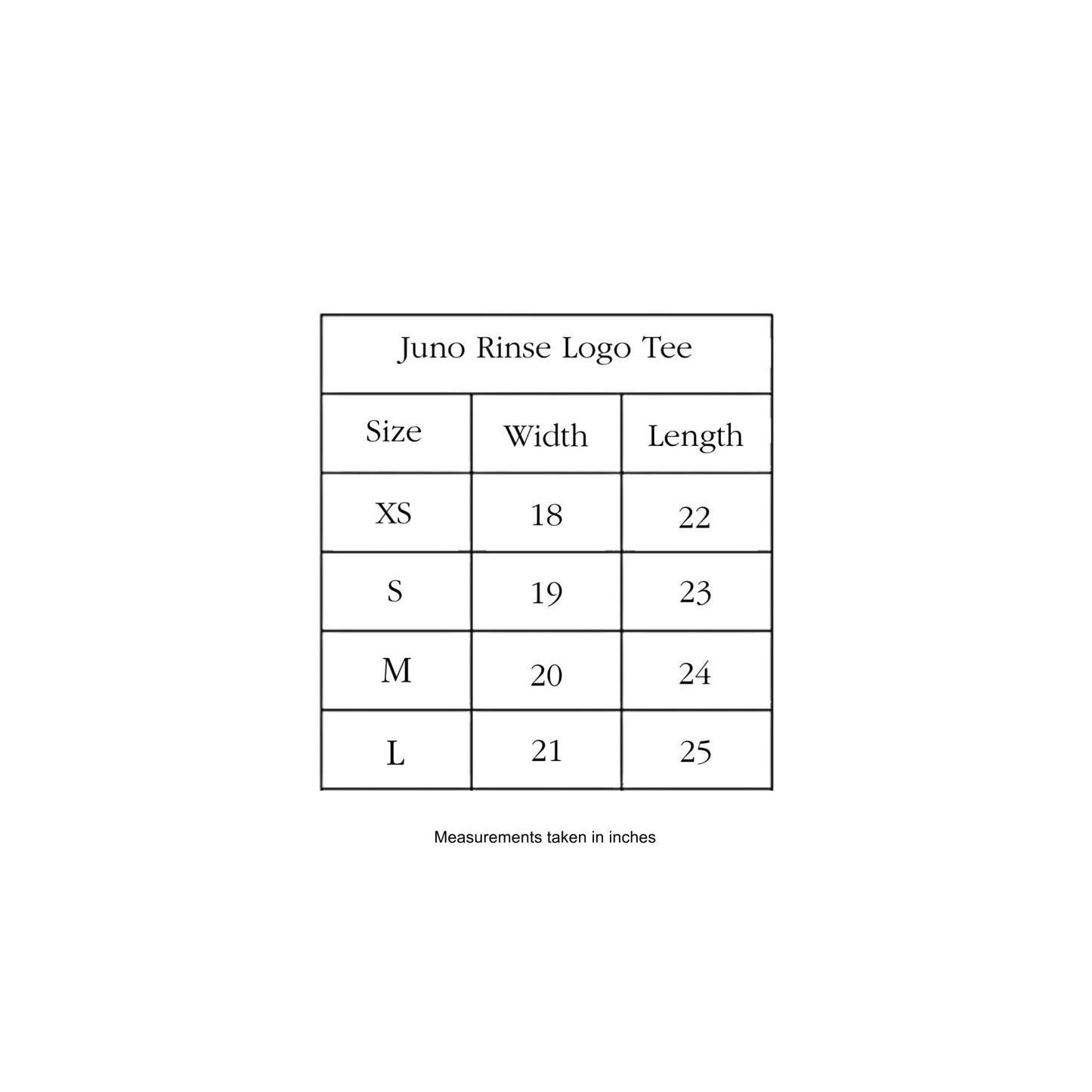 Juno Rinse Logo Tee